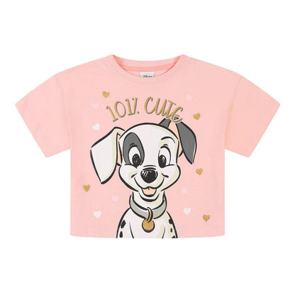 Official Disney 101 Dalmatians Girls Kids PJ Set – Long Sleeve Top & Pants Pyjamas