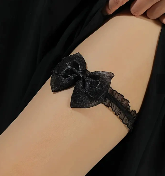 Wedding Day Garter – Satin & Lace | Choose Your Design | Hen Party & Bridal