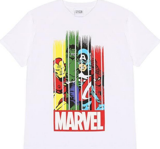 Official Marvel Avengers Kids T-Shirt – Boys Superhero Tee