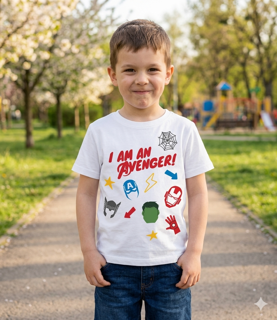 Official Marvel Avengers Kids T-Shirt – Boys Tee | UK Stock