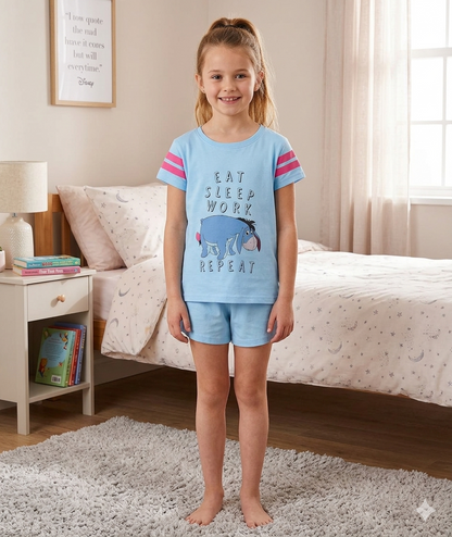 Disney Eeyore Pyjamas for Teens – 2 Piece Nightwear Set