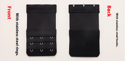 Elastic Bra Extenders Adjustable Bra Strap Extension | 2, 3 & 4 Hook