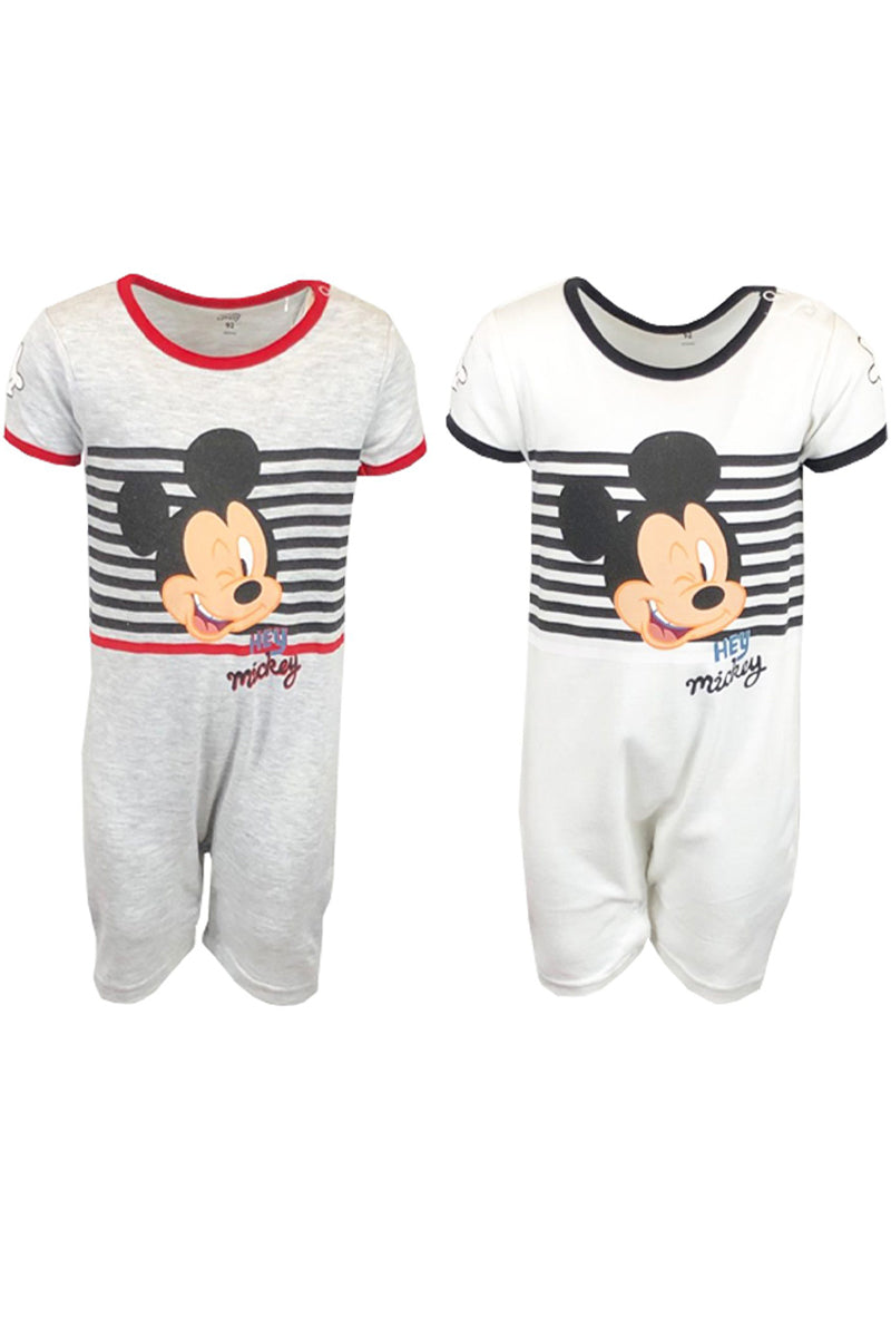 Mickey Mouse "Hey Mickey" Infant Romper Two-Pack