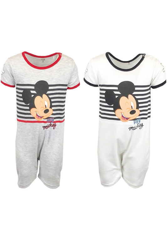Mickey Mouse "Hey Mickey" Infant Romper Two-Pack