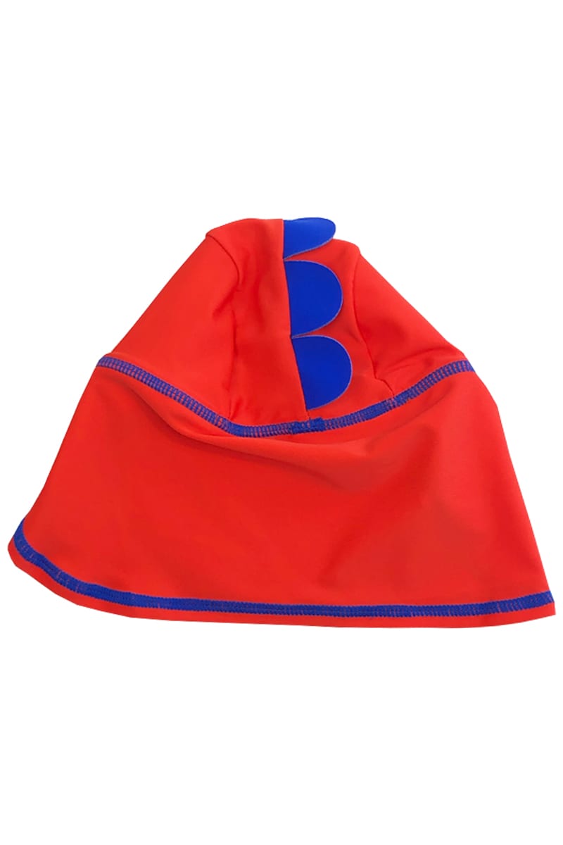 Kids Safari Swim Hat – Red or Reptile Print | Sun Safe UPF 40+ | Ages 3m–6 Years
