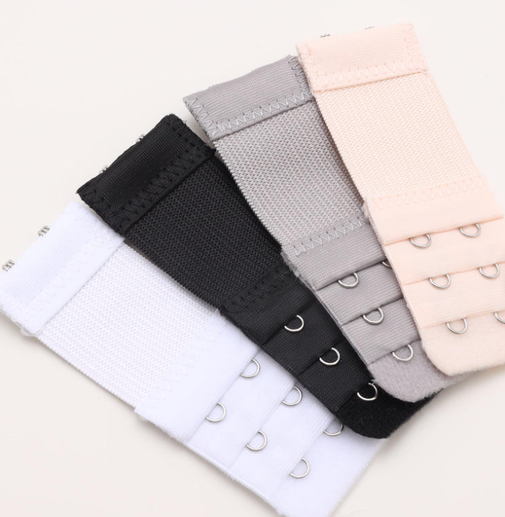 Elastic Bra Extenders Adjustable Bra Strap Extension | 2, 3 & 4 Hook