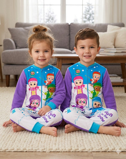 Cocomelon Kids Toddler Pyjamas One Piece All in One Jumpsuit