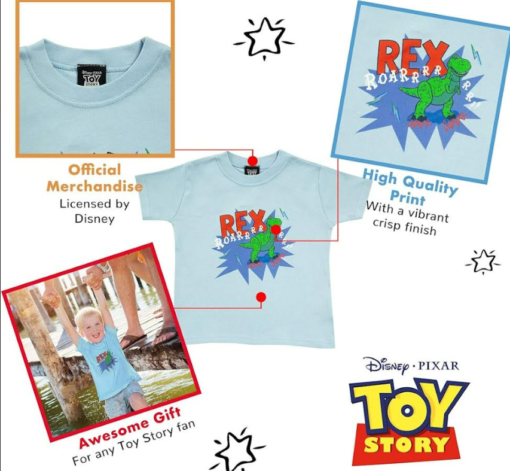 Toy Story "Rex ROAR" Graphic T-Shirt
